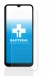 Image of the device Nokia C32 with a wide variety of screen protectors.