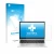 Front side of a product packaging with the brand logo upscreen. Next to it is the device HP EliteBook 835 G10 shown with the c