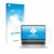 Front side of a product packaging with the brand logo upscreen. Next to it is the device HP ProBook 440 G10 shown with the cor