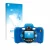 Front side of a product packaging with the brand logo upscreen. Next to it is the device Vtech Kidizoom Duo FX shown with the 