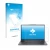 Front side of a product packaging with the brand logo upscreen. Next to it is the device Acer Swift Go 14 OLED shown with the 