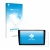 Front side of a product packaging with the brand logo upscreen. Next to it is the device Junsun V2 Plus 9" shown with the corr