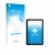 Front side of a product packaging with the brand logo upscreen. Next to it is the device Blackview Active 7 shown with the cor