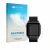 Front side of a product packaging with the brand logo upscreen. Next to it is the device Pebble Time 2 2026 shown with the cor