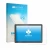 Front side of a product packaging with the brand logo upscreen. Next to it is the device Awow Aibook 11 shown with the corresp