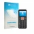 Front side of a product packaging with the brand logo upscreen. Next to it is the device Easyfone Prime A5 shown with the corr