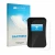Front side of a product packaging with the brand logo upscreen. Next to it is the device DaheimLaden Touch Pro shown with the 