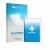 Front side of a product packaging with the brand logo upscreen. Next to it is the device PocketBook InkPad One shown with the 