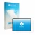 Front side of a product packaging with the brand logo upscreen. Next to it is the device TCL Tab A1 Plus NXTPAPER shown with t