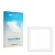 Front side of a product packaging with the brand logo upscreen. Next to it is the corresponding screen protector.