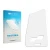Front side of a product packaging with the brand logo upscreen. Next to it is the corresponding screen protector.