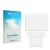 Front side of a product packaging with the brand logo upscreen. Next to it is the corresponding screen protector.