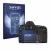 Front side of a product packaging with the brand logo Savvies. Next to it is the device Canon EOS 5D Mark II shown with the co