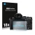 Front side of a product packaging with the brand logo Savvies. Next to it is the device Sony Alpha 7 (ILCE-7) shown with the c