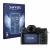 Front side of a product packaging with the brand logo Savvies. Next to it is the device Fujifilm X-T1 shown with the correspon