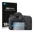 Front side of a product packaging with the brand logo Savvies. Next to it is the device Canon EOS 7D Mark II shown with the co