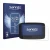 Front side of a product packaging with the brand logo Savvies. Next to it is the device TomTom GO 620 shown with the correspon