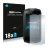 Front side of a product packaging with the brand logo Savvies. Next to it is the device Crosscall Trekker M1 shown with the co
