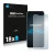 Front side of a product packaging with the brand logo Savvies. Next to it is the device Honor Play shown with the correspondin