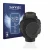 Front side of a product packaging with the brand logo Savvies. Next to it is the device Garmin Instinct shown with the corresp