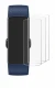 Image of the device Honor Band 4 with a wide variety of screen protectors.