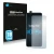 Front side of a product packaging with the brand logo Savvies. Next to it is the device Huawei P smart Z shown with the corres