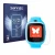 Front side of a product packaging with the brand logo Savvies. Next to it is the device Xplora Go shown with the corresponding