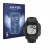 Front side of a product packaging with the brand logo Savvies. Next to it is the device Garmin Instinct Tactical Edition shown