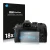 Front side of a product packaging with the brand logo Savvies. Next to it is the device Olympus OM-D E-M1 Mark III shown with 