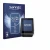 Front side of a product packaging with the brand logo Savvies. Next to it is the device Bosch Nyon 2020 shown with the corresp