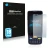 Front side of a product packaging with the brand logo Savvies. Next to it is the device Datalogic Memor K shown with the corre