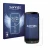 Front side of a product packaging with the brand logo Savvies. Next to it is the device Brondi Amico XS shown with the corresp