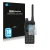 Front side of a product packaging with the brand logo Savvies. Next to it is the device Hytera HP785 shown with the correspond