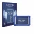Front side of a product packaging with the brand logo Savvies. Next to it is the device Clementoni Clempad X Revolution shown 