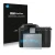 Front side of a product packaging with the brand logo Savvies. Next to it is the device Hasselblad X2D 100C shown with the cor
