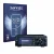 Front side of a product packaging with the brand logo Savvies. Next to it is the device Yaesu FT-710 shown with the correspond