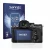 Front side of a product packaging with the brand logo Savvies. Next to it is the device Sony Alpha 7R V / a7R V shown with the