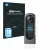 Front side of a product packaging with the brand logo Savvies. Next to it is the device Ricoh Theta X shown with the correspon