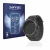 Front side of a product packaging with the brand logo Savvies. Next to it is the device Coros Apex 2 Pro shown with the corres