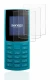 Image of the device Nokia 105 4G (2023) with a wide variety of screen protectors.