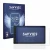 Front side of a product packaging with the brand logo Savvies. Next to it is the device Garmin Drive 55 shown with the corresp