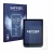 Front side of a product packaging with the brand logo Savvies. Next to it is the device Vivlio InkPad 3 shown with the corresp