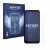 Front side of a product packaging with the brand logo Savvies. Next to it is the device Doro 8200 shown with the corresponding
