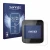 Front side of a product packaging with the brand logo Savvies. Next to it is the device Cycplus GPS G1 shown with the correspo