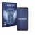 Front side of a product packaging with the brand logo Savvies. Next to it is the device ZTE Blade A32 shown with the correspon