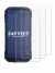 Image of the device Doogee S Punk with a wide variety of screen protectors.