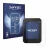 Front side of a product packaging with the brand logo Savvies. Next to it is the device FIT Display Compact 2.0 shown with the