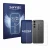 Front side of a product packaging with the brand logo Savvies. Next to it is the device Samsung Galaxy S24 FE (Front+Back) sho