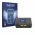 Front side of a product packaging with the brand logo Savvies. Next to it is the device Gens Ace IMARS D300 shown with the cor