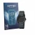 Front side of a product packaging with the brand logo Savvies. Next to it is the device Casio Collection MQ-24 shown with the 